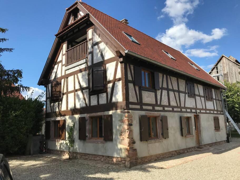 Paisible Logement Tout Equipe Pour 1 A 6 Personnes Ebersheim 외부 사진